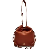 Plecaki worki - Pinko Skórzany worek SECCHIELLO CLASSIC - miniaturka - grafika 1