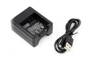 Paski, szelki, uprzęże foto - Podwójna Ładowarka Usb Do Baterii / Akumulatora Do Kamer Xiaomi Yi 2 - miniaturka - grafika 1