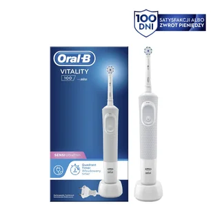 Oral-B Vitality D100 Sensi Ultrathin Biały - Szczoteczki elektryczne - miniaturka - grafika 3