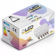 Żarówki LED - 10x Żarówka LED E14 720lm 8W kula CIEPŁA - miniaturka - grafika 1