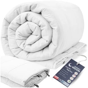 HUGGY MOON 135x200cm Kołdra Obciążeniowa Koc Sensoryczny SI 5kg Całoroczna - Koce - miniaturka - grafika 1