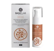 Serum do twarzy - BasicLab Esteticus rozjaśniające serum na przebarwienia pigmentacyjne na noc Redukcja i Wyrównanie 30 ml - miniaturka - grafika 1