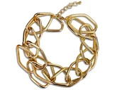 Łańcuszki - Naszyjnik Choker Z Dużych Ogniw Łańcuch - miniaturka - grafika 1