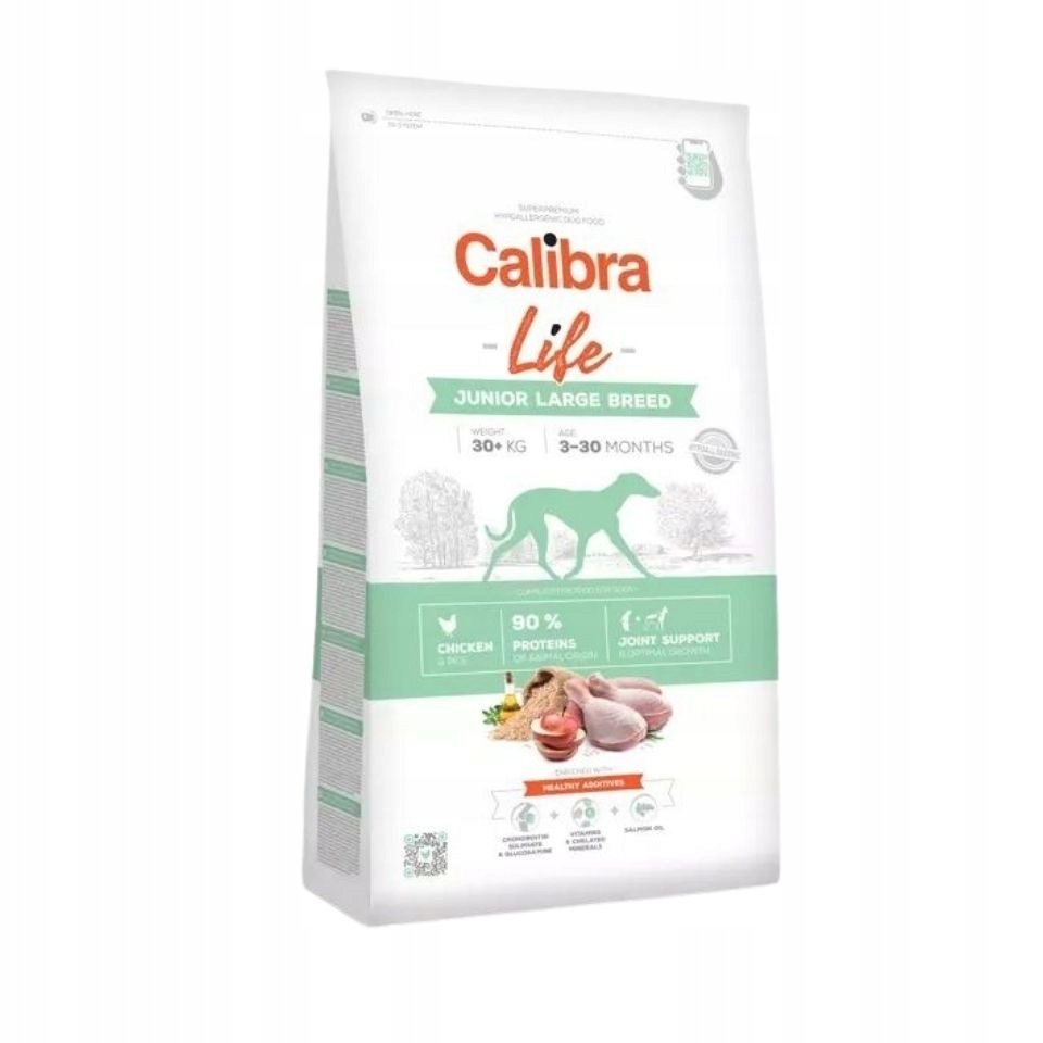 Calibra Life junior large breed chicken 12 kg - hipoalergiczna karma dla młodych psów ras dużych (powyżej 30 kg)