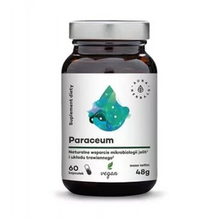 AURA HERBALS Paraceum Naturalne Wsparcie Jelit i Trawienia 60 Kapsułek Wegańskich - Aura Herbals - Suplementy diety - miniaturka - grafika 1
