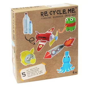 Re-Cycle-Me Zestaw Kreatywny Samolot 5 zabawek - Zabawki kreatywne - miniaturka - grafika 2