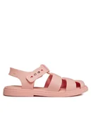 Sandały damskie - Melissa Sandały Melissa Emma Ad 35682 Różowy - miniaturka - grafika 1