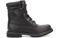 Kozaki damskie - Timberland Damskie kozaki 6 6 w jakości premium, Rugged Wpboot z krótką cholewką, czarny - czarny Jet Black Euroveg. - 39.5 EU - miniaturka - grafika 1