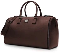 Torby podróżne - James Hawk Suit Weekender - Torba podróżna z miejscem na garnitur i koszulę w kolorze brązowym - miniaturka - grafika 1