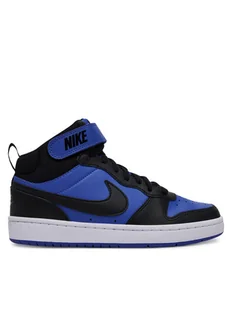 Nike Sneakersy Court Borough Mid 2 (GS) CD7782 404 Niebieski - Buty dla chłopców - miniaturka - grafika 1