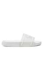 Klapki i japonki damskie - Pepe Jeans Klapki Slider Translucent W PLS70147 Biały - miniaturka - grafika 1