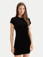 Sukienki - Calvin Klein Sukienka codzienna Calvin Klein-Lv047E223G Ub1 LV047E223G Czarny Slim Fit - miniaturka - grafika 1