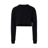 Bluzy damskie - Flyweight Damska bluza z długim rękawem ze 100% poliestru, z okrągłym dekoltem, czarna, rozmiar XXL, czarny, XXL - miniaturka - grafika 1