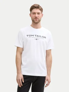 Tom Tailor T-Shirt 1045773 Biały Regular Fit - Koszulki męskie - miniaturka - grafika 1