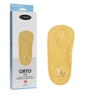 Akcesoria obuwnicze - Dwuwarstwowe skórzane wkładki ortopedyczne typu 2/3 35-36 - miniaturka - grafika 1