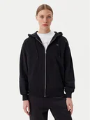 Bluzy damskie - Calvin Klein Jeans Bluza J20J225367 Czarny Regular Fit - miniaturka - grafika 1