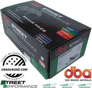 Klocki hamulcowe przednie DBA Street Performance Ford Mustang 5,0 V8 2015- - Klocki hamulcowe - miniaturka - grafika 5