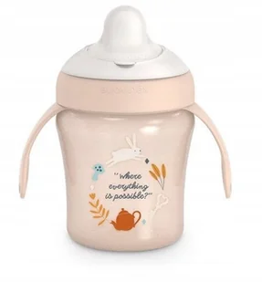 SUAVINEX - 402788-KUBEK DO NAUKI PICIA 200ML/NIEKAPEK/6M+/RÓŻOWY/WONDERLAND - Kubki dla dzieci - miniaturka - grafika 1