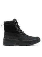 Botki męskie - Sorel Kozaki Akeny II Boot Plus Wp 2084851010 Czarny - miniaturka - grafika 1