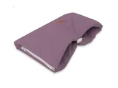 Akcesoria do fotelików - MimiNu, Mufka do wózka, Velvet pikowany, Wrzos, 20x40 cm - miniaturka - grafika 1