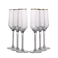 Kieliszki - Altom RUBIN GOLD KPL. 6 KIELISZKÓW SZAMPAN 220ML 5902689875250 - miniaturka - grafika 1