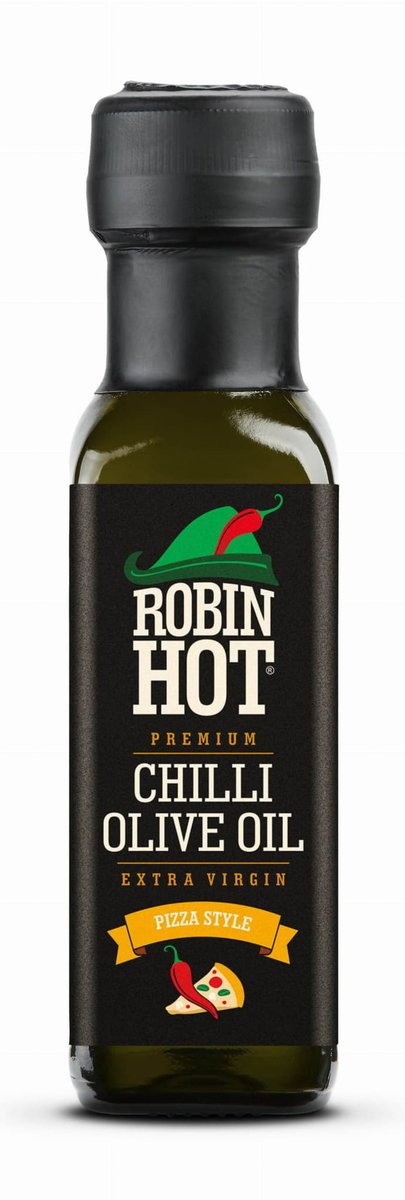 Robin Hot Chilli – Pizza Style 100ml Oliwa z oliwek extra virgin z chili i przyprawami do pizzy
