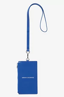 Torby męskie - Armani Exchange Męski Single Zipped Pocket, Removable Hook Tech case, rozmiar uniwersalny, New Ultramarine - New Ultramarine, jeden rozmiar - grafika 1