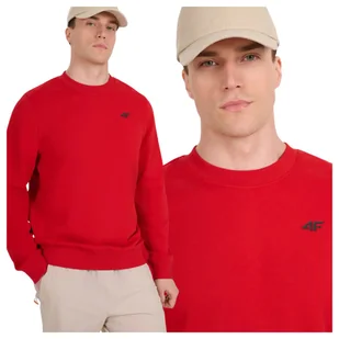 Bluza dresowa bez kaptura męska 4F 4FWMM00TSWSM1767-062S #N/D Roz. M - Bluzy męskie - miniaturka - grafika 1