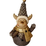 Ozdoby bożonarodzeniowe - Figura renifer LED 36,5 x 17,5 x 14,5 cm beżowy - miniaturka - grafika 1