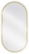 Lustra - Mexen Loft lustro łazienkowe owalne 90 x 45 cm, rama złota - 9851-090-045-000-50 - miniaturka - grafika 1