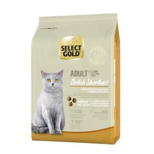 SELECT GOLD British Shorthair Adult Drób z łososiem 2,5 kg - Mokra karma dla kotów - miniaturka - grafika 1