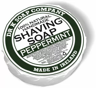 Dr K Soap męskie mydło do golenia Mięta pieprzowa 70 g - Kosmetyki do golenia - miniaturka - grafika 1