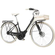 Rowery elektryczne - MBM Rower elektryczny Primavera D18 28 cali damski Czarno-kremowy - miniaturka - grafika 1