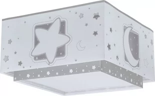 Dalber 63236E - Plafon dziecięcy MOONLIGHT 2xE27/60W/230V szary - Lampy sufitowe - miniaturka - grafika 2