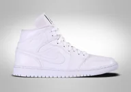 Koszykówka - Nike Air Jordan 1 Retro Mid Wmns White Snakeskin - miniaturka - grafika 1