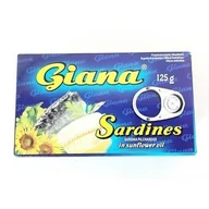 Konserwy i dania rybne - Sardynki w oleju 125g Giana - miniaturka - grafika 1