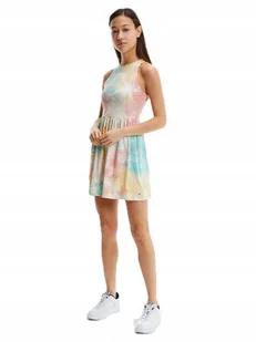 TOMMY HILFIGER SUKIENKA DAMSKA TIE DYE COLORFUL XS - Sukienki - miniaturka - grafika 1