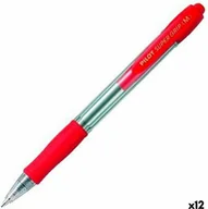 Długopisy - Długopis Pilot Supergrip czerwony 0,4 mm (12 szt.) - miniaturka - grafika 1