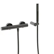 Baterie wannowe i prysznicowe - Bateria prysznicowa Tres Study Exclusive czerń metalizowana 26116701KM - miniaturka - grafika 1