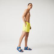 Kąpielówki męskie - Lacoste Męskie, lekkie szybkoschnące szorty do pływania - miniaturka - grafika 1