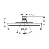 Deszczownice - Axor 28494300 - miniaturka - grafika 1