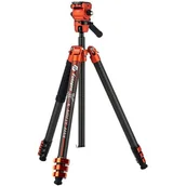 Statywy fotograficzne - Statyw FOTOPRO X-Airfly Max Video Pomarańczowy - miniaturka - grafika 1