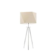Lampy stojące - Trójnożna lampka nocna z abażurem SOVETO - miniaturka - grafika 1