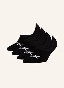 Calvin Klein Stopki, 4 Pary schwarz - Skarpetki damskie - miniaturka - grafika 1