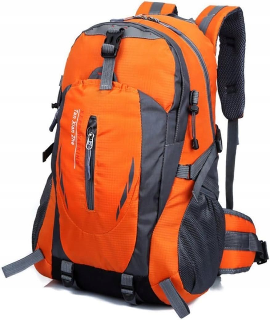 Plecak trekkingowy 40L - pomarańczowy, ultralekki