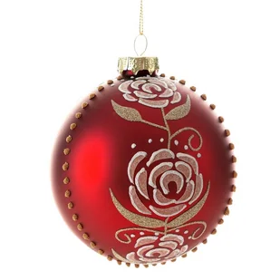 Eurofirany, Ozdoba Bożonarodzeniowa, SW/B/SZ/491B 10CM CZER+B - Ozdoby bożonarodzeniowe - miniaturka - grafika 1