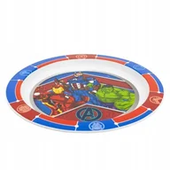 Miseczki i talerzyki dla dzieci - TALERZ AVENGERS DZIECIĘCY NIETŁUKĄCY HERALDIC ARMY - miniaturka - grafika 1