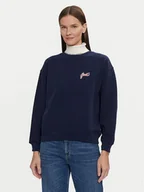 Bluzy damskie - Gant Bluza 4201239 Granatowy Loose Fit - miniaturka - grafika 1