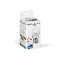 Żarówki LED - Żarówka ledowa Wellmax Samsung kulka LED E-27 6 W barwa neutralna - miniaturka - grafika 1