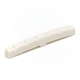 Fender Graphtech Graphtech PQ-5000-L0 - Style Nut, Flat & Curved Bottom, Slotted, Lefthand Version, siodełko do leworęcznej gitary elektrycznej - Inne akcesoria gitarowe - miniaturka - grafika 1